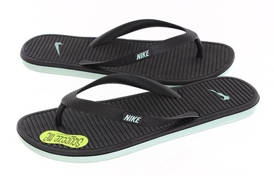 nike solarsoft flip flops white